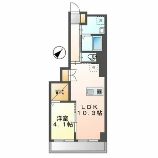 Berg SAKAE(ベルグ サカエ)【8階】の間取り