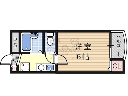 ホワイトヴィラ杉本【2階】の間取り