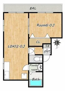 第3加島マンション【2階】の間取り