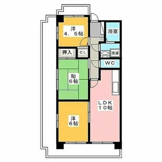 エスポワール香南【403号室】の間取り