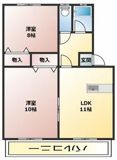カトウハイツ【2階】の間取り