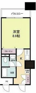 メゾン・ド・ヴィレ大阪城公園前【21階】の間取り