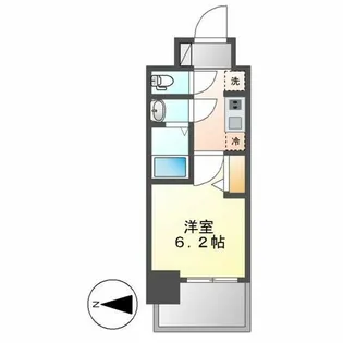 メイクスアート金山SOUTH【5階】の間取り