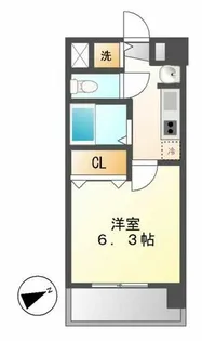 プレサンス名古屋城前ラバンカ【4階】の間取り