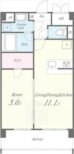 デルスールラローザ【4階】の間取り