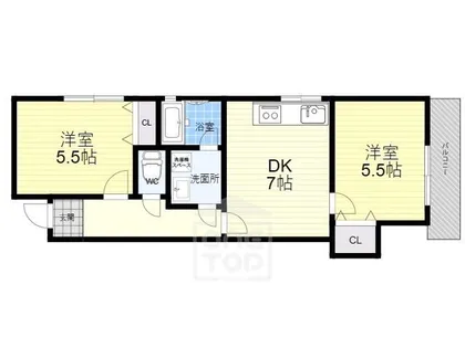 メゾン・ボーノボーノ【3階】の間取り
