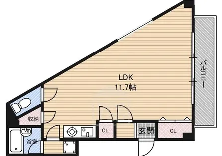伊達BLD【2階】の間取り