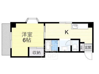 ピュア茨木【3階】の間取り