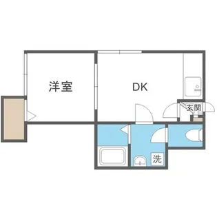 ウイングコート札幌Ⅰ【2階】の間取り