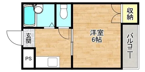 ラウンドⅡ大儀【5階】の間取り