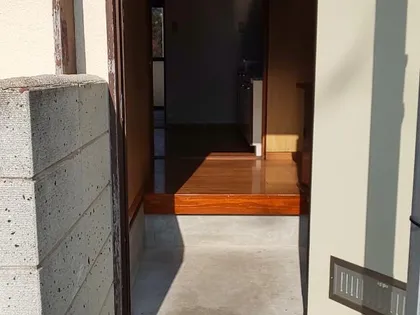 後田コーポ【1号室】の玄関