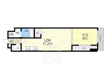 ビエラコート岸部中【2階】の間取り
