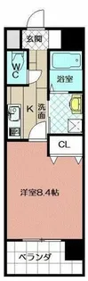 ブルースクエアー響IV【6階】の間取り