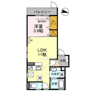 クレッシェンド3【3階】の間取り