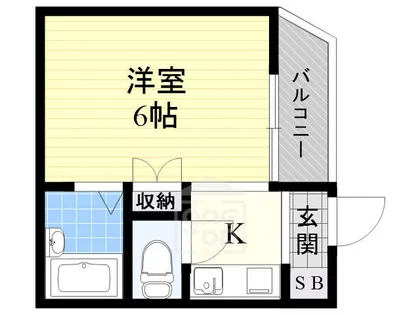 サクラハウスC棟【1F号室】の間取り