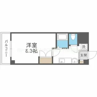 シャンヴェルジェ豊中II【2階】の間取り