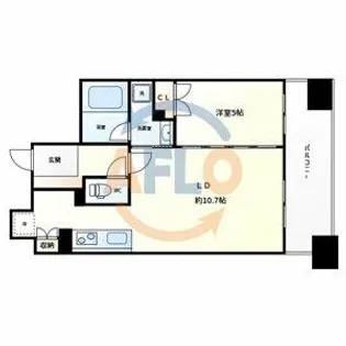 プライムアーバン堺筋本町【11階】の間取り