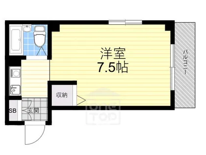 マザーアーク正雀【4階】の間取り