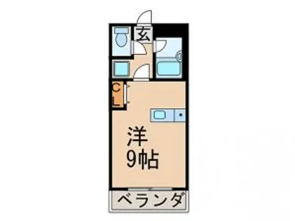 メゾン・ド・アミ【406号室】の間取り