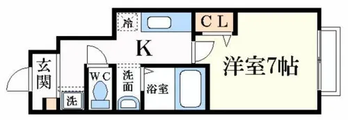 メゾン 大輪【1階】の間取り