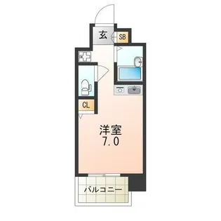 L-FLORA此花【3階】の間取り