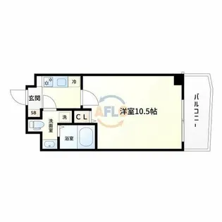 SERENiTE日本橋SUD【13階】の間取り