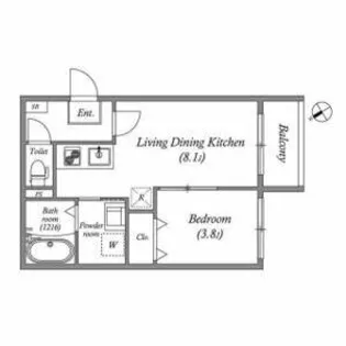 APTEX【1階】の間取り