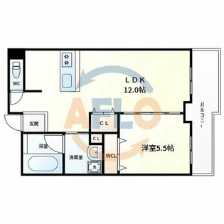 サウスパーク【6階】の間取り