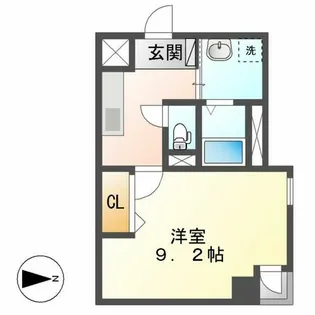 ArtizA浅間町(アルティザセンゲンチョウ)【401号室】の間取り