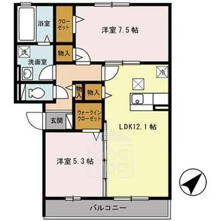 アーバンヒルズ【1階】の間取り