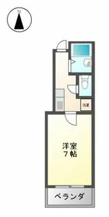 クリンハイツ【7階】の間取り