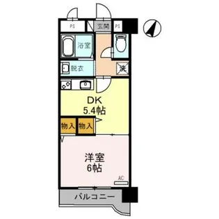 大阪府大阪市淀川区新高5丁目【マンション】の間取り