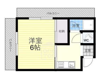 王子ビル【4階】の間取り