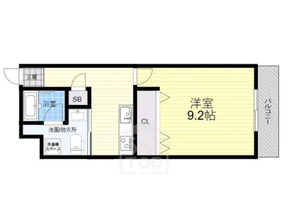 グランヴァレー彩都【5階】の間取り
