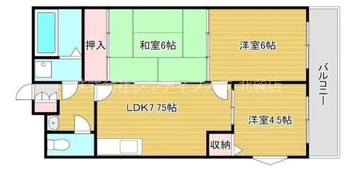カーサソレステ【5階】の間取り