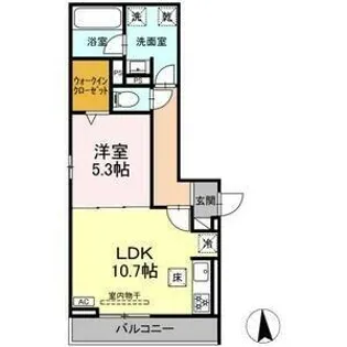 セレスティア藤江町【1階】の間取り
