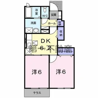 ブライトメアリーⅡ【1階】の間取り