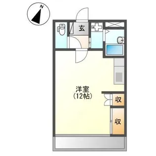 ひまわりハイツ【1階】の間取り