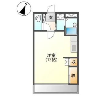 ひまわりハイツ【1階】の間取り