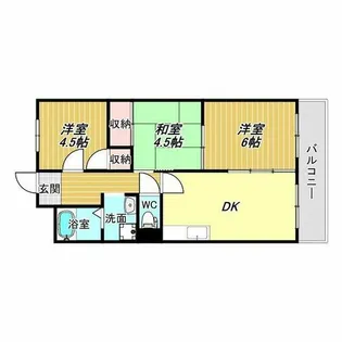 コーポスタンレー【4階】の間取り