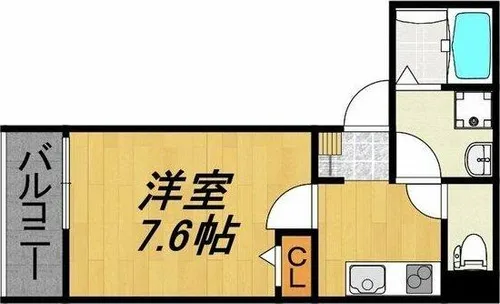 LECOCON一宮Ⅶ【3階】の間取り