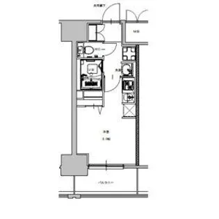 S-RESIDENCE金山flap【403号室】の間取り