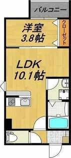 LECOCON一宮Ⅷ【3階】の間取り