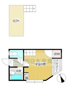 マキシム中央町【2階】の間取り