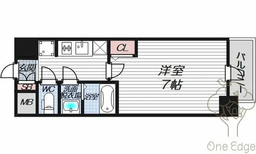 CASA REGULUS新大阪北【13階】の間取り
