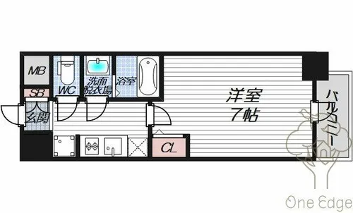 CASA REGULUS新大阪北【3階】の間取り