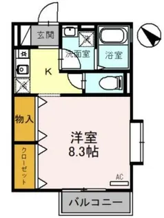 大阪府池田市豊島南2丁目【アパート】の間取り