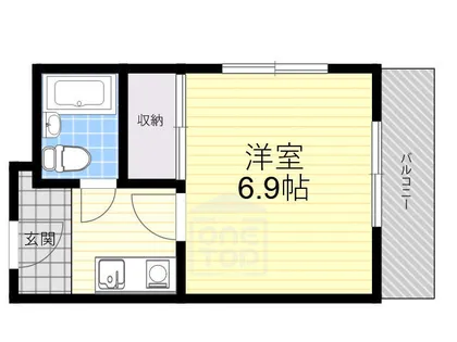 清和コーポ【3階】の間取り
