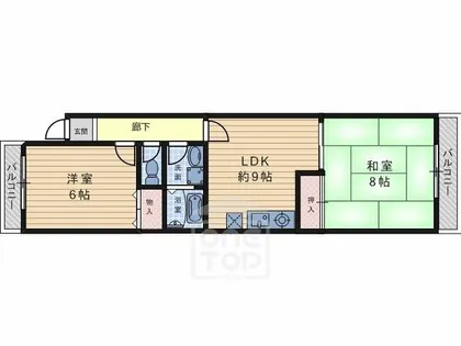 ファミール中央【2階】の間取り