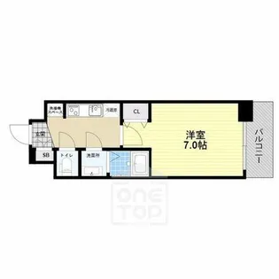 gm MINAMII BARAKI【7階】の間取り